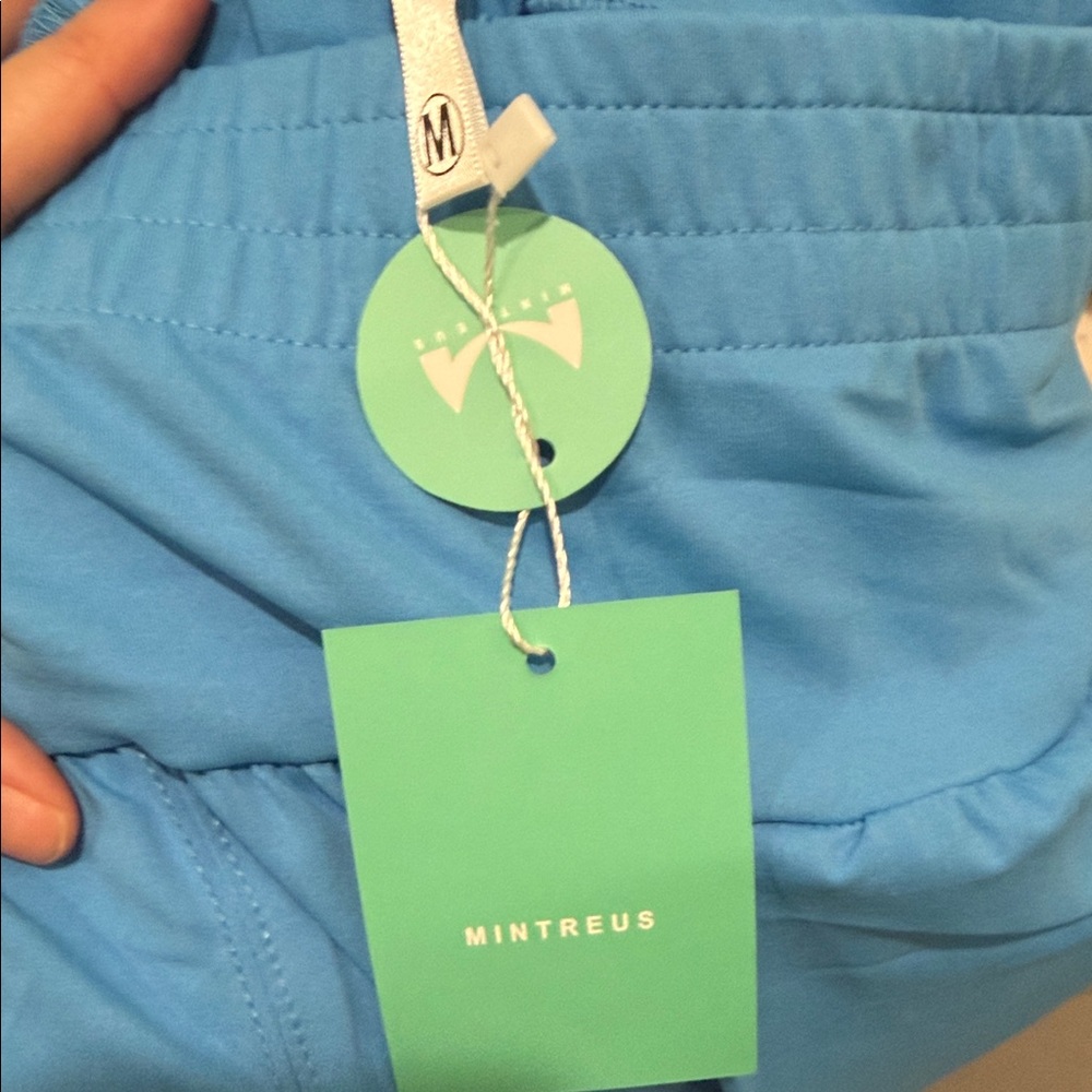 NWT Women's Blue Wide Yoga Harlem Jogger Baddie Comfy Super Cute Soft Stylish - Picture 3 of 6